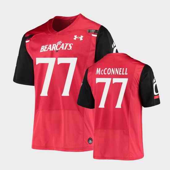 Men Cincinnati Bearcats Vincent Mcconnell Replica Red Football Jersey